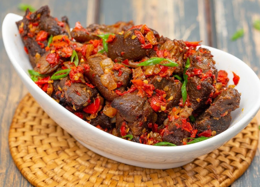 Peppered Goat meat