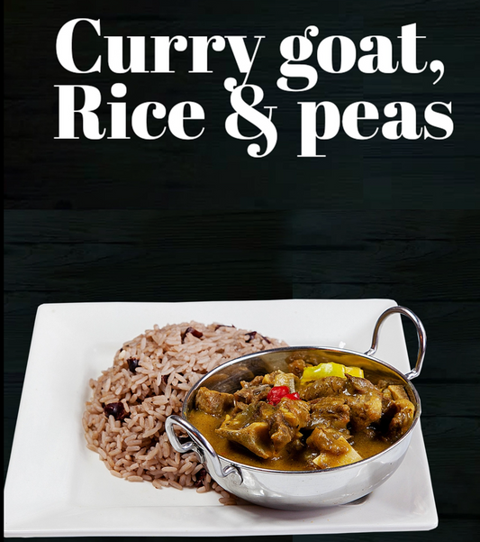 Curry goat combo box